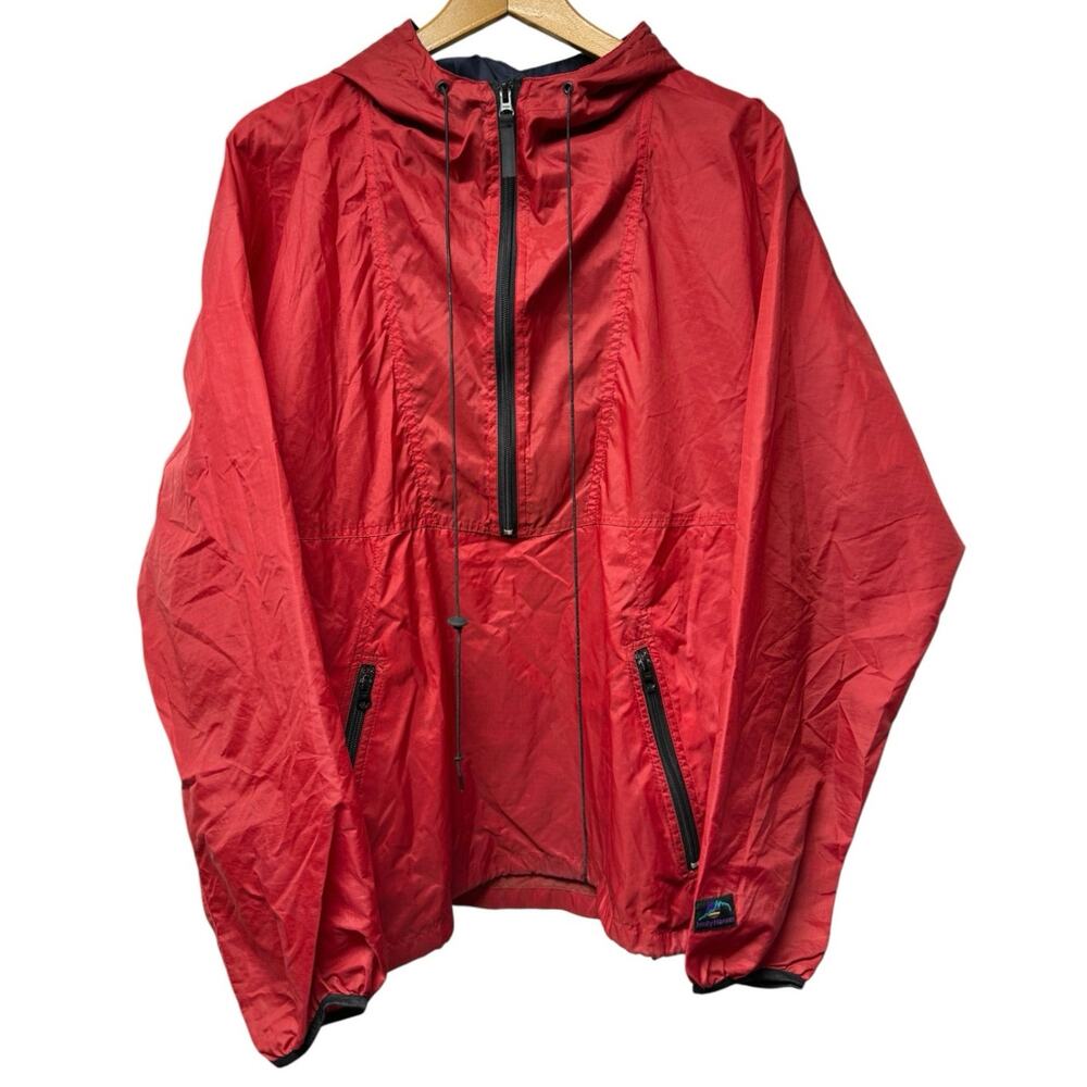 Vintage Helly Hansen Pullover Jacket Mens Medium Hooded Windbreaker Anorak 90s